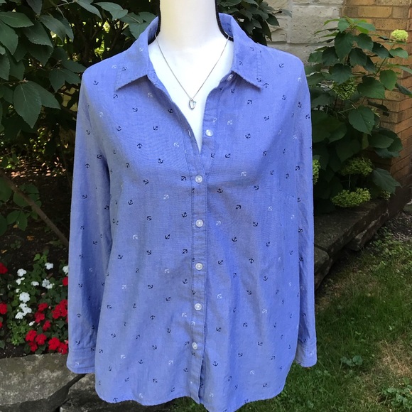 croft & barrow Tops - Croft and Barrow | Oxford style button down